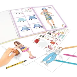 Set con Libro para Colorear>Topmodel Best