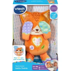 Baby Peluche Musical Gatito Tristrás>Vtech