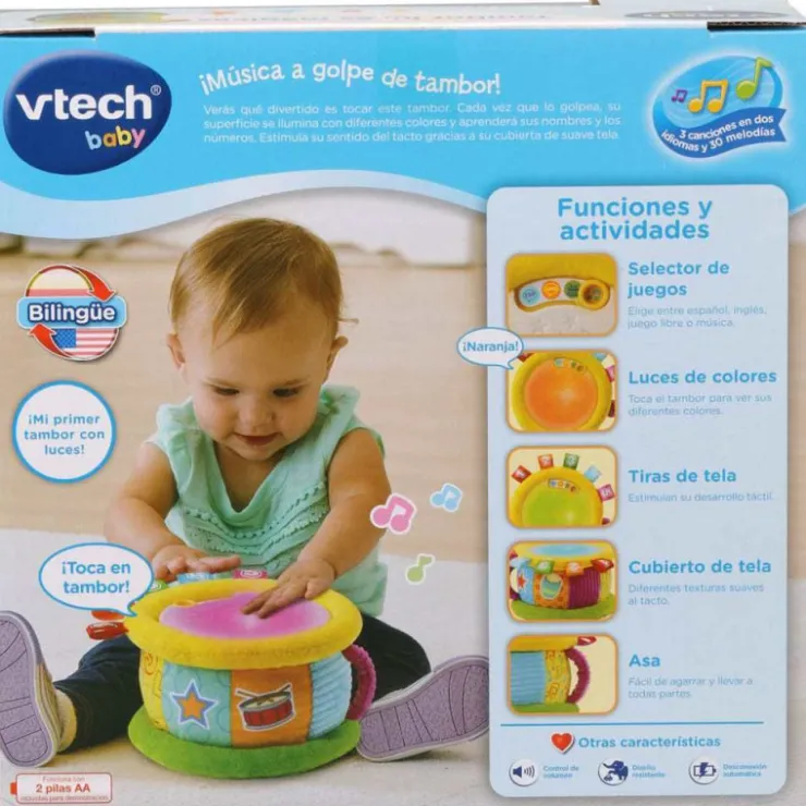 Baby Tambor Lces Mágicas Bilingüe>Vtech Hot