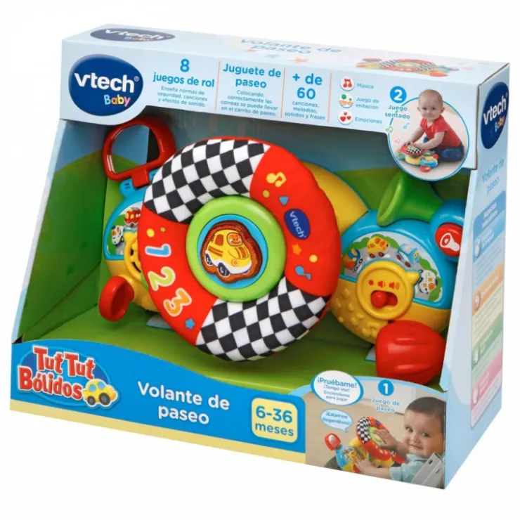 Baby Tut Tut Bólidos Volante de Paseo>Vtech