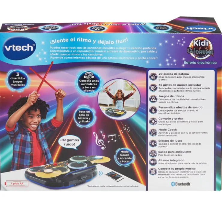 Kidi DJ Drums Batería Electrónica>Vtech Discount